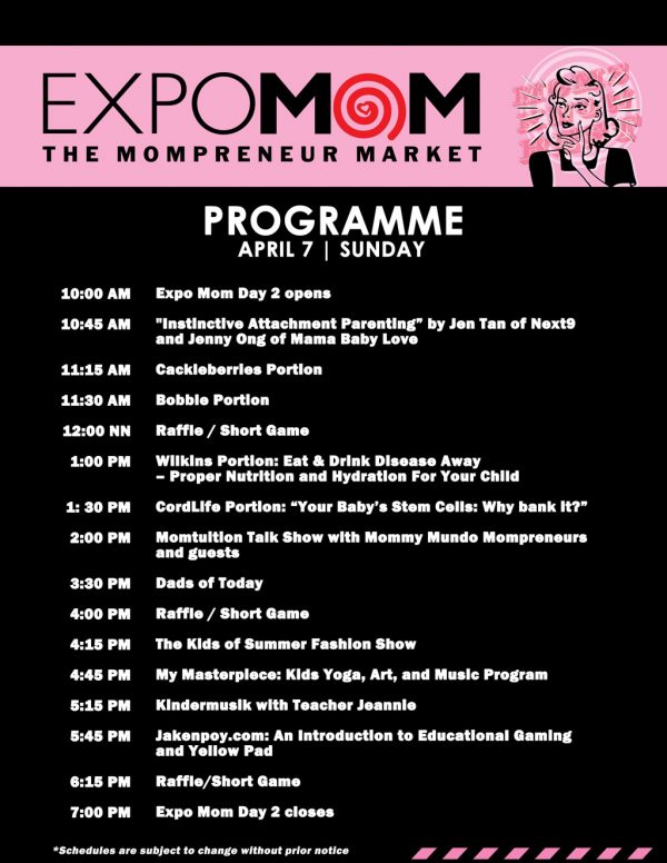 Expo Mom 2013 Programme